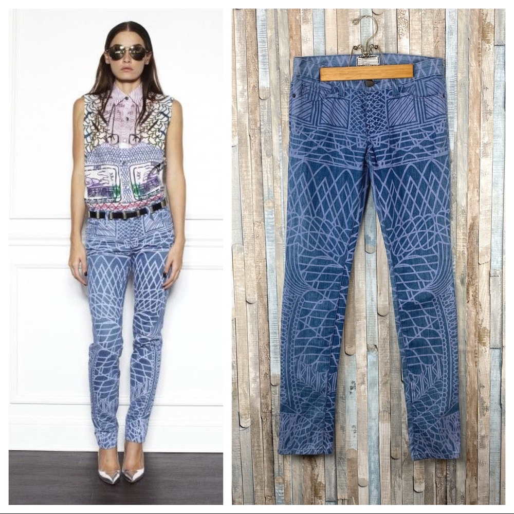 New Current Elliott 25 Mary Katranzou Skinny Jeans